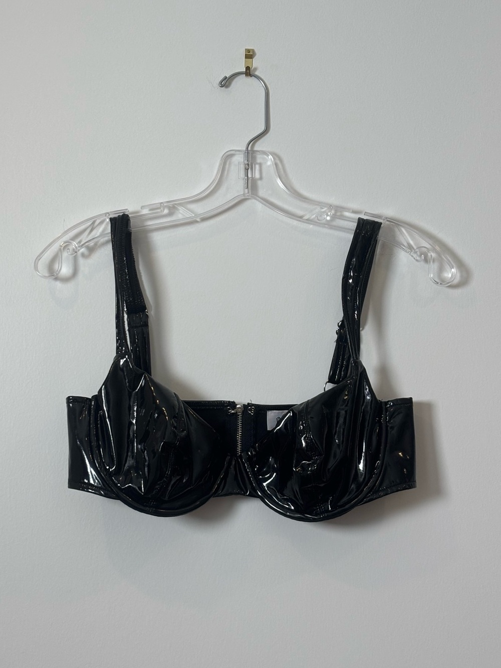 Oh Polly black Vinyl Co-Ord Set - Picture 3 of 8